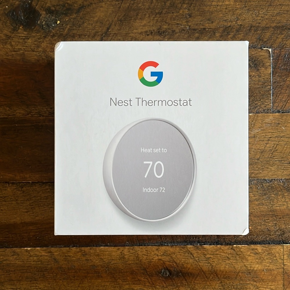 Google Nest Thermostat Snow - New in box